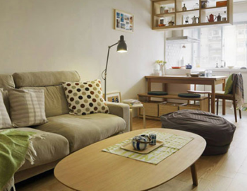 Control of lighting, blinds and curtains in a luxury apartment