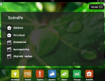 Control system of standardized family house Ecomodula - France