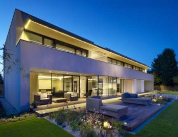 Control of a luxurious residence at the Pruhonice district in Prague, Czech Republic