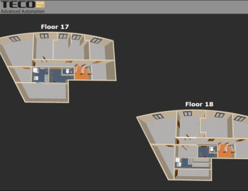 Technologies control and visualisation in office building, Iraq