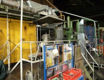 Control of casting press machine in city lamp manufacturing plant - Ternopol, Ukraine