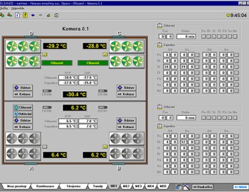 Control system of cooling-machine room and cooling plant technology in NOWACO cooling plant