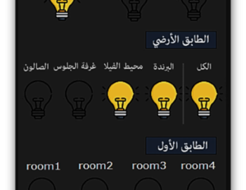 Technologies control in a luxury villa with swimming pool, Damascus