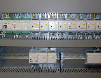 Control system of the gas boiler room and HVAC systems at an electron microscope assembly plant in Brno