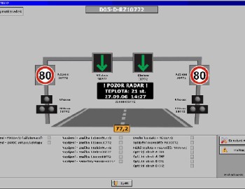 Control of the Valik tunnel, the first highway tunnel in the Czech Republic
