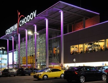 Control system of the facades lighting system in Chodov Shopping Center - Prague