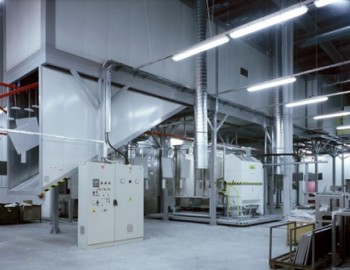 Řídicí systém pro práškovou lakovnu rozvaděčů pro telefonní ústředny