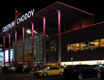 Control system of the facades lighting system in Chodov Shopping Center - Prague