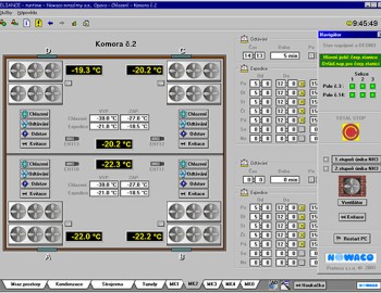 Control system of cooling-machine room and cooling plant technology in NOWACO cooling plant