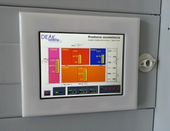 Control of lighting in manufacturing hall of company Andritz Kufferath s.r.o. - Slovakia