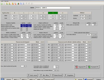 Control system for barley production in Hodonice