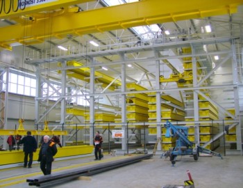 Control of automated storing for iron bars storage - Ironworks plant Podbrezova, Slovak Republic