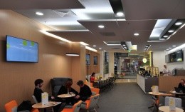 Control of lighting in Kavarna Stesti (Happiness Cafe) – Prague, Czech Republic