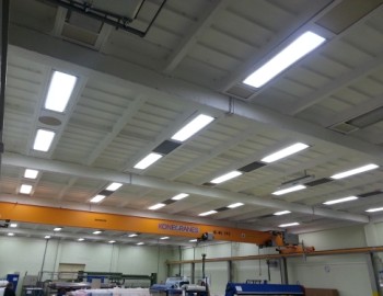 Control of lighting in manufacturing hall of company Andritz Kufferath s.r.o. - Slovakia