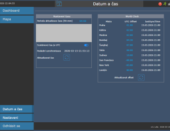 Systém světových hodin Praha Florenc
