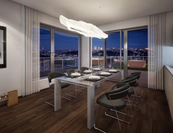 Apartment control systems at SKY Barrandov, a luxurious residence in Prague - Czech Republic