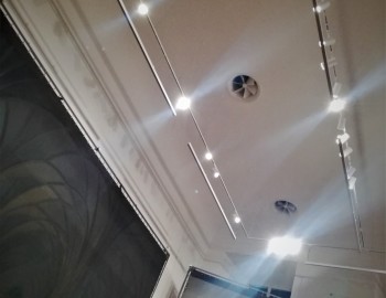 Lighting control of Mucha´s monumental work: The Slav Epic – Moravský Krumlov Castle, Czech Republic