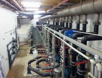 Remote data transfer, monitoring and public pool technology measurement in City Pool Riviera in Brno city, Czech Republic