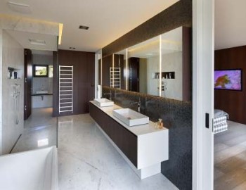 Control of a luxurious residence at the Pruhonice district in Prague, Czech Republic