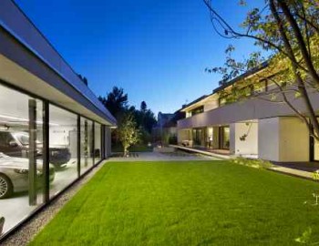 Control of a luxurious residence at the Pruhonice district in Prague, Czech Republic