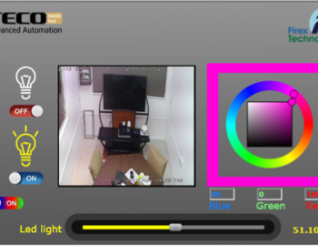Showroom with Tecomat Foxtrot control system in Dubai