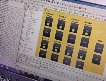 Complete light control system in Museum World of Technique in Ostrava, Czech Republic