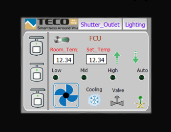 Management and monitoring of technologies in the Dream apartment, Jeddah