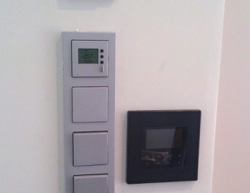 Control system of HVAC in administrative building with roof residential flat - Pardubice, Czech Republic