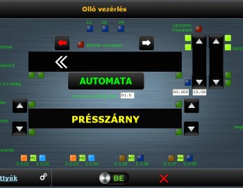 Metal scrap cutting machine control - Budapest, Hungary