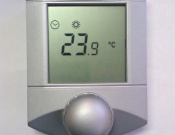 Control system of HVAC in administrative building with roof residential flat - Pardubice, Czech Republic