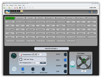 Technology management and monitoring in the Meydan Mall, UAE,