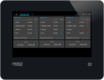 Control and monitoring of the lighting of the operating rooms in the České Budějovice Hospital