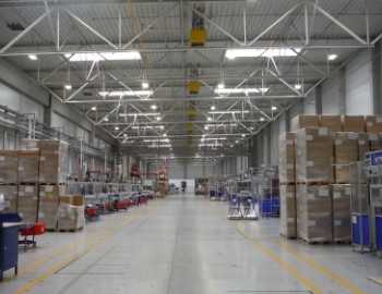Control of lighting in manufacturing hall - Levice, Slovakia