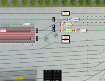 Control system of the tram hall in the depot - Brno City Transport Company