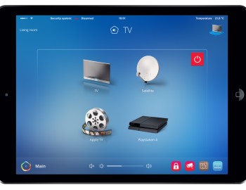 Control of a luxurious residence at the Pruhonice district in Prague, Czech Republic