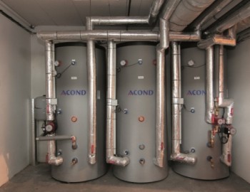 System Tecomat Foxtrot in heat pumps ACOND for blocks of flats - Milevsko, Czech Republic