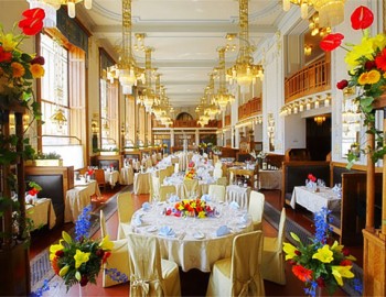 Lighting control system of the French restaurant in the Municipal House, Prague