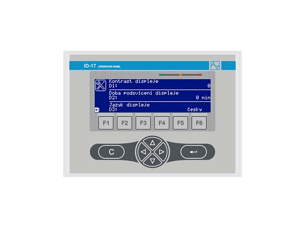 ID-17, Grafický operátorský panel