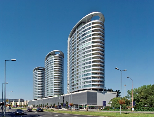 Řídicí systém luxusního bytu v bytovém domě Tři věže - Bratislava, Slovensko